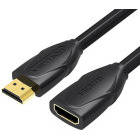 Cablu video Vention HDMI Male - HDMI Female, v2.0, 3 m, Negru