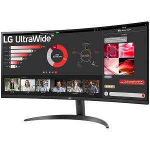 LG UltraWide 34WR50QK-B Curbat 34 inch UWQHD VA 5 ms 100 Hz HDR