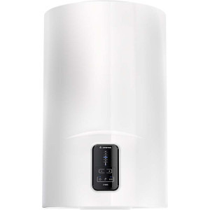 Boiler Ariston electric Lydos Eco 50, 1800 W, 50L, Tehnologie WaterPlus, Display digital, Rezervor emailat cu Titan, Alb