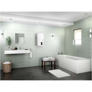 Ariston electric Lydos Plus 80L, 1800 W, programare saptamanala, rezervor emailat cu Titan