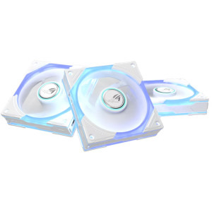 ASUS ROG EURUX GR120 Reverse ARGB 120mm White Three Fan Pack