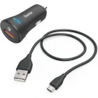 Incarcator auto Hama 1x USB, 19.5 W, Black