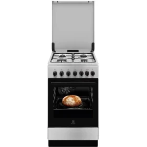 Electrolux LKK520023X, Mixt, 4 arzatoare, Sistem de siguranta, Aprindere integrata, Timer, Grill, Clasa A, 50 cm, Inox