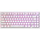 Tastatura Gaming Dark Project ALU81A Terra Nostra R2 RGB White g3ms Moonstone Pre-lubed Switch Mecanica