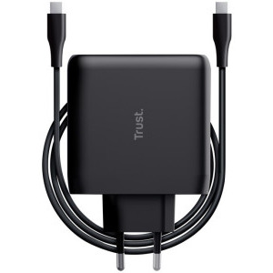 Trust Maxo, 1x USB-C, Quick Charge 100 W, Black + Cablu USB-C
