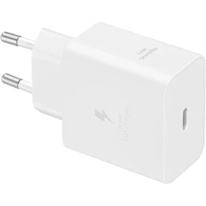 Samsung EP-T4511NWEGEU, 1x USB-C, Quick Charge 45 W, White