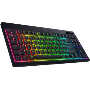 Razer BlackWidow V4 Low-Profile TKL HyperSpeed Wireless Green Clicky Mechanical RGB Black