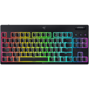 Razer BlackWidow V4 Low-Profile TKL HyperSpeed Wireless Green Clicky Mechanical RGB Black