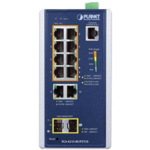 Planet Industrial IGS-4215-8UP2T2S Gigabit