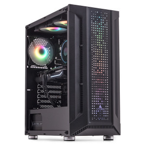 Gaming ZMEU Elite NO RAM Edition (fara memorie RAM DDR4), Intel i5-12400F 2.5GHz, 1TB SSD, RTX 5060 8GB GDDR7, Iluminare RGB