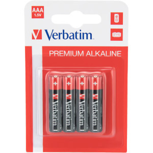 Verbatim Premium Alkaline, AAA, 4 buc, LR03