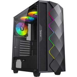 Spacer Quartz ARGB Black 3 Fans