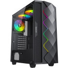 Carcasa Spacer Quartz ARGB Black 3 Fans