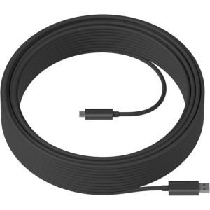 Logitech Cablu USB-A - USB-C 10 m, USB 3.2 Gen 2