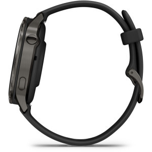 Garmin Venu 4, 41mm AMOLED curea silicon Slate/Black