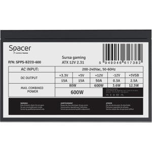 Spacer BZCO-600, 80+ Bronze, 600W