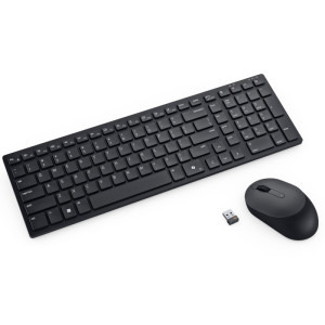 DELL Pro Compact Silent KM555, Wireless, Negru