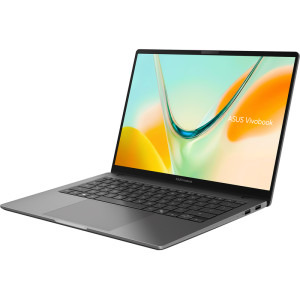 ASUS 14'' Vivobook S14 S5408QA, WUXGA, Procesor Qualcomm Snapdragon X X1-26-101, 8GB LPDDR5X, 512GB SSD, Qualcomm Adreno, Win 11 Home, Matte Gray