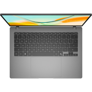 ASUS 14'' Vivobook S14 S5408QA, WUXGA, Procesor Qualcomm Snapdragon X X1-26-101, 8GB LPDDR5X, 512GB SSD, Qualcomm Adreno, Win 11 Home, Matte Gray