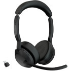 Casti Jabra On-Ear, Evolve2 55, Bluetooth, ANC, USB-C, Negru