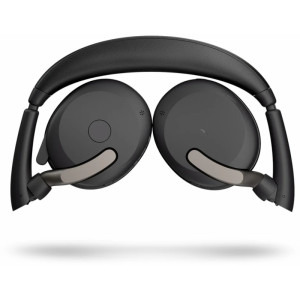 Jabra On-Ear, Evolve2 65 Flex, Bluetooth, ANC, Negru
