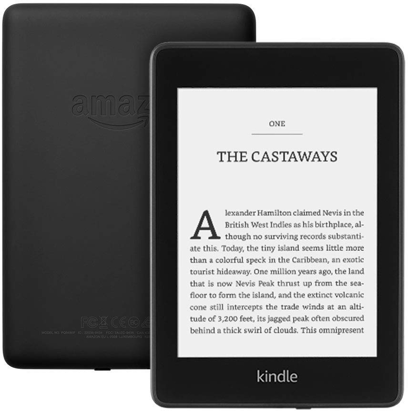 E-book Reader Amazon All-new Kindle Paperwhite (2018) Glare-Free, Touch Screen, 6 inch, 8GB, Wi-Fi, Black