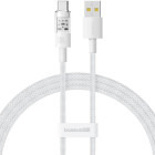 Cablu de date / adaptor Baseus Gem, USB Male la USB-C Male, 100W, 2 m, White