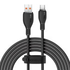 Cablu de date / adaptor Baseus Pudding, USB Male la USB-C Male, 100W, 1.2 m, Black