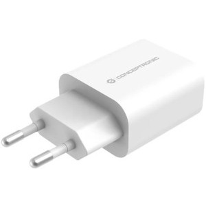 Conceptronic 1x USB-C, PD 25W, White