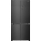 Frigider Side By Side Heinner HSBS-HM505MDSINFDXE++, 505 L, Clasa E, Total No Frost, Inverter, Multi Air-Flow, InoxCool, MultiClimate, Control electronic, 178 cm, Antracit