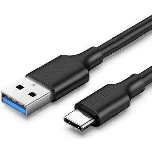 Cablu de date / adaptor Ugreen US184, USB Male la USB-C Male, 1.5 m, Black
