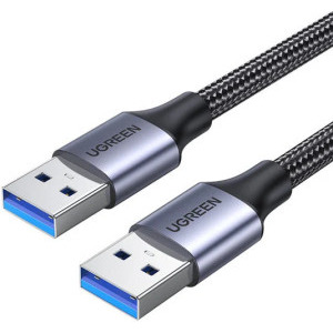 Ugreen US373 USB tip A 3.2 Gen 1 Male la USB tip A 3.2 Gen 1 Male, 1 m, Negru