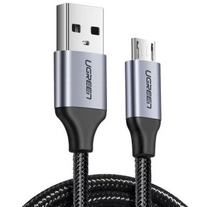Cablu de date / adaptor Ugreen US290, USB Male la microUSB Male, 1.5 m, Black