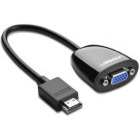 Adaptor Ugreen 1x HDMI Male - 1x VGA Female, Negru
