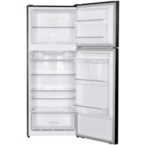 Heinner HF-HM413NFD, 413 L, Full No Frost, Clasa E, Inverter, Control electronic, Iluminare LED, Dozator apa, 178 cm, Inox Antracit