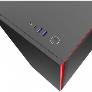 NZXT H710 Matte Black/Red