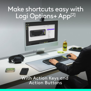Logitech Pop Icon Combo, Bluetooth, Off-White