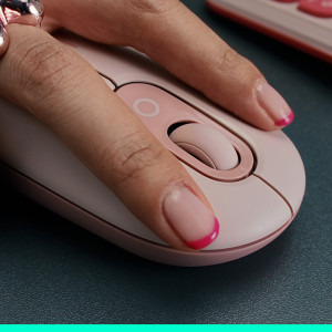 Logitech POP Mouse, Bluetooth, Rose