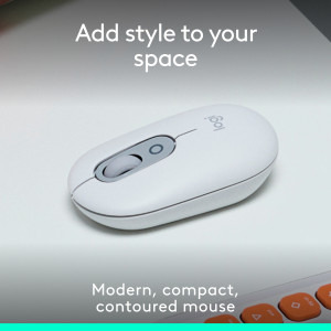 Logitech POP Mouse, Bluetooth, Off-White