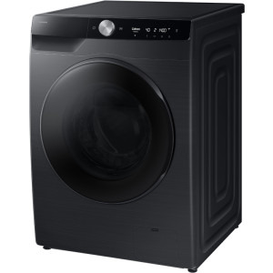Samsung WD90DG6B85BBU4, Spalare 9 kg, Uscare 6 kg, 1400 RPM, Clasa D, Digital Inverter, AI EcoBubble, AI Wash, AI Energy, QuickDrive, Hygiene Steam, Air Wash, Dozare automata detergent, Negru