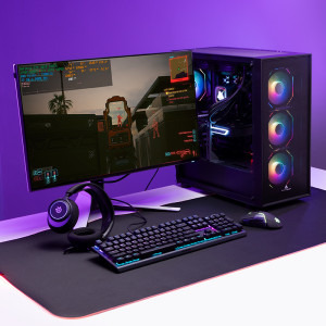 Gaming GREUCEANU Battle Pack Black Friday Edition (include PC Gaming , Monitor Gaming, Mouse, Tastatura, Casti, Mouse pad)