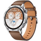 SmartWatch Huawei Watch GT 5, 46mm Tarnish Stainless Steel, curea Brown Composite Leather