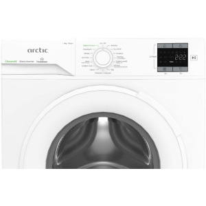 Arctic APLM1WFSU19210W, 9 kg, 1200 RPM, Clasa A, Silent Inverter, Drum Clean+, Steam, Add-In, Alb
