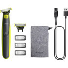 Aparat de ras Philips OneBlade 360 Face QP2724/31, aparat hibrid pentru barbierit si tuns barba