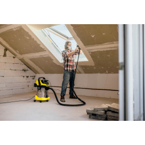 Karcher WD 6 P S V-30/8/22/T, cu sac, 1300W, 30L, Galben/Negru/Argintiu