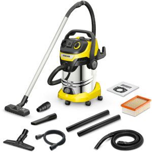Aspirator Karcher WD 6 P S V-30/8/22/T, cu sac, 1300W, 30L, Galben/Negru/Argintiu