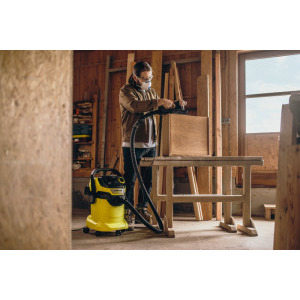 Karcher WD 6 P S V-30/8/22/T, cu sac, 1300W, 30L, Galben/Negru/Argintiu