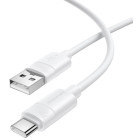 Cablu de date / adaptor Borofone BX123, USB Male la USB-C Male, 36 W, 1 m, White