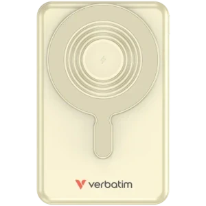 Verbatim Charge 'n' Go, 10000 mAh, 1x USB-C, 22.5 W, MagSafe, Display, 2x Cabluri USB-C integrate, Gold