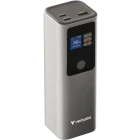 Baterie externa Verbatim Charge 'n' Go, 27000 mAh, 2x USB-C, 1x USB, 140 W, Display, Grey
